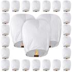 680147239480 All Natural Shop Sky Lanterns Pack Chinese White