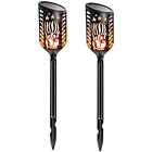 712641825934 Torches Solar Lights Outdoor Waterproof Flickering Flame Dancing