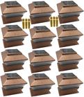 719363247051 Green Garden Outdoor Solar Led Copper Post Cap