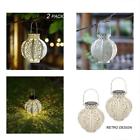 724190820049 Lanterns Pack Hanging Solar Lights Outdoor Retro With