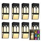732240268666 Solar Powered Color Changing Mount Light Outdoor Landscape