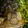 738956971043 Homeimpro Solar Lantern Hanging Garden Outdoor Lights Metal