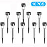751433651863 Unbranded Garden Outdoor Stainless Steel Led Solar Landscape