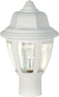 Sf77-807 77-807 White Outdoor Post Lantern Satco Nuvo Lighting Signature Light In
