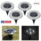 800000344414 Led Ground Disk Light Solar Power Lawn Buried