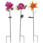 808412667305 Ivy Home Decorative Garden Stakes Solar Outdoor Metal