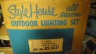 83-3427 Montgomery Ward New Vintage Low Voltage Landscape Floodlight Kit Plastic