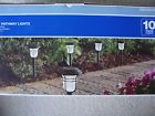84075 Hampton Bay Solar Powered Led Pathway Lights Warm White