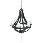 841057149256 Sunjoy Regency Gazebo Led Outdoor Chandelier Light Remote