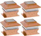 841478148692 Greenlighting Pack Solar Square Outdoor Post Cap Deck
