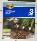 84203 Hampton Bay Solar Black Outdoor Integrated Led Landscape Spot Light