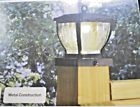 842674083749 Hampton Bay Solar Led Roman Bronze Deck Post