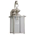 8458-965 Sea Gull Lighting Jamestowne Antique Brushed Nickel Wall Mount Lantern