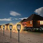 847256039190 Sunydeal Pack Solar Torch Lights Led Flickering Lighting