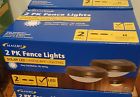 8506-2402-02 Malibu Lighting Pack Solar Led Fence Metal With 885305003518