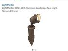 0468785 86721 Lightmaster Led Landscape Spot Light Textured Bronze 046878867215