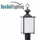 89386-08 Sea Gull Lighting New Jamestowne Outdoor Post Watts 785652026829