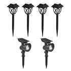 Cb117-6 904710 Portfolio Brighter Black Solar Integrated Led Path 840623112397