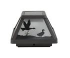 91182 Moonrays Warm White Glass Silhouette Solar Outdoor Integrated 0062964911822