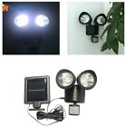 A02tph107057edn6us Lintimes Led Garden Solar Light Double Spotlights Outdoor Waterproof Wall