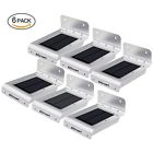 Ac001s06 Aityvert Gutter Step Lights Solar Powered Outdoor Led Motion Sensor