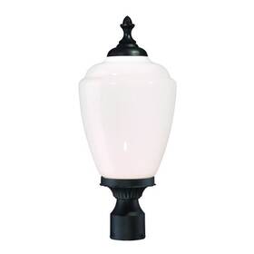 5367bk-wh Acclaim Lighting Acorn 1 Light Post Mount Matte Black/white -