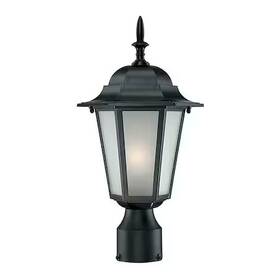 6117bk Acclaim Lighting 6117bk/fr Post Mount Lantern Matte Black