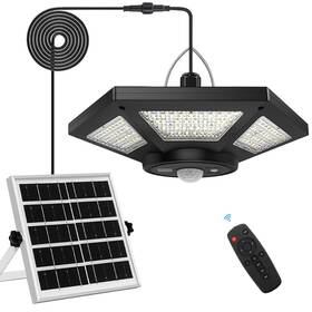 Aeq 725889186552 Solar Shed Light Indoor Outdoor Work In Daytime With Remote Control 360