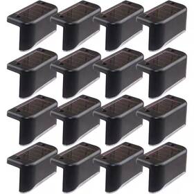 Afoxsos 445007182190 Solar Powered Led Deck Step Lights Waterproof Outdoor Lighting For Patio Stair Y