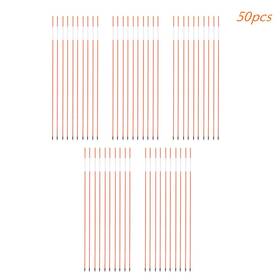Wa643302ur Aftermarket 1/4 Inch Diameter Orange Reflective Markers Driveway 50pcs Snow Stakes 48in Long