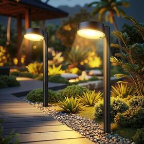 Tpl-015 Ahaorigin 2 Pack Solar Pathway Lights Outdoor Bright Led Waterpro