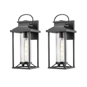 Ahfiwaso 445030855818 1-light Black Aluminum Hardwired Outdoor Anti-rust Waterproof Post Light With No