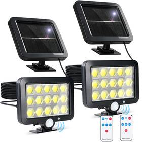 195cob Aichao Household Solar Motion Lights Outdoor 3000lm 195led Security Flood Lig