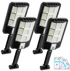 Ait602a Aitermond 4-pack Solar Outdoor Lights Motion Sensor Flood Light 6000lm Dusk To Dawn S
