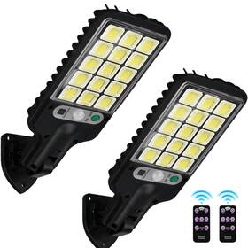 1500w Alchgo Hn903 2 Pack Solar Street Lights Powered Flood Security Wall