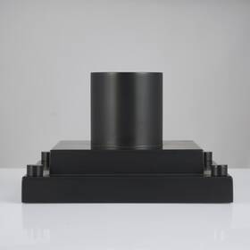 090302-052 Allegri Esterno Cristallo Post Light Or Accessories Matte Black