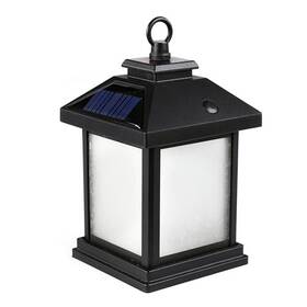 Allen Roth 017801989304 Solar Outdoor Led Lantern 2700k Warm 7 Inch Soft White Blank Side Frame