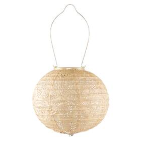 31771 Allsop Home Garden Soji Stella Globe 8 Inch Tyvek Solar Lantern