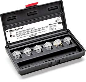 940580 Alltrade Tools Powerbuilt 6 Piece Deluxe Noid Light Test Kit Fuel Injector Components Testing