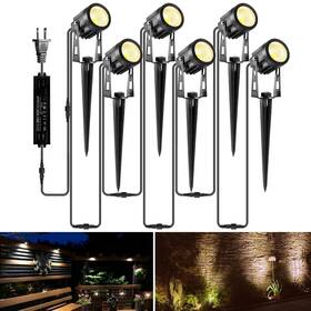 Tg012abc Aloveco Landscape Lighting 1800lm 12v Low Voltage Lights Kit With Transformer
