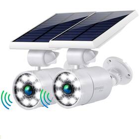 Amaqua 614591921257 Sensor Lights 1400lm 9w Outdoor Flood Security 2 Pcs White