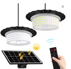 Kf23-244ledd Amaryllis 1pcs Portable Solar Pendant Light 244led 360 Glow Waterproof 5 Modes