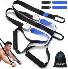 Ameritop 445045367382 Resistance Bands Set With Handles Bodyweight Training Straps Fitne
