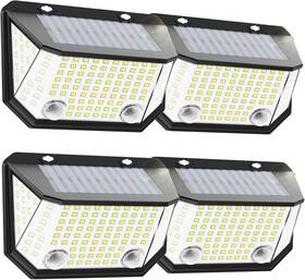 Sl-37 Ameritop Solar Lights Outdoor 4 Pack Led High Brightness Cordless Motion Sensor Li