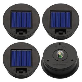 Angmln 424511818718 4 Pack Solar Lights Replacement Top Parts Size 3.31 Inch Bottom 2