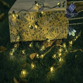 Angmln 445003930986 Solar Firefly Lights 30 Led Fireflies Lightning Bugs Fairy String