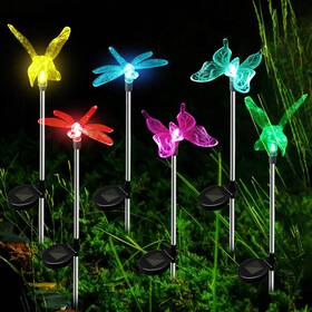 Anordsem 612289270267 Solar Lights Outdoor Decorations Garden Stake Light Waterproof For Yard Deco
