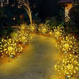 W00032 Anordsem Solar Lights Outdoor Waterproof Garden Light Powered For Yard