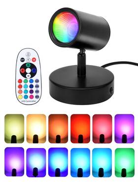 Rgb-01 Aodiyipei 10w Led Spot Lights Indoor Rgb Color Changing Uplighting With Remote 120v Ch