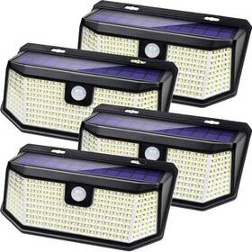 Aootek 850059544006 Solar Outdoor Motion Sensor Lights 2500lm Panel To 15.3 In And